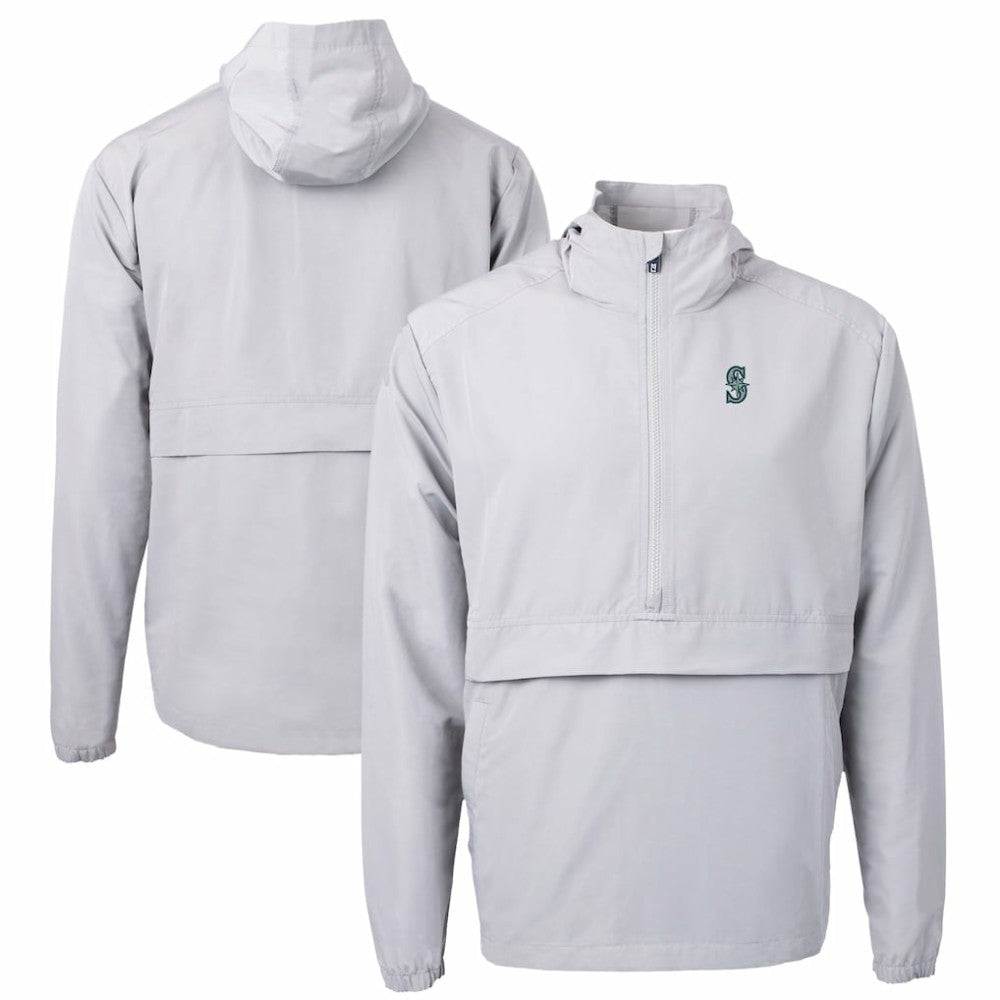Seattle Mariners Cutter & Buck Charter Eco Recycled Half-Zip Anorak Jacket Near Me