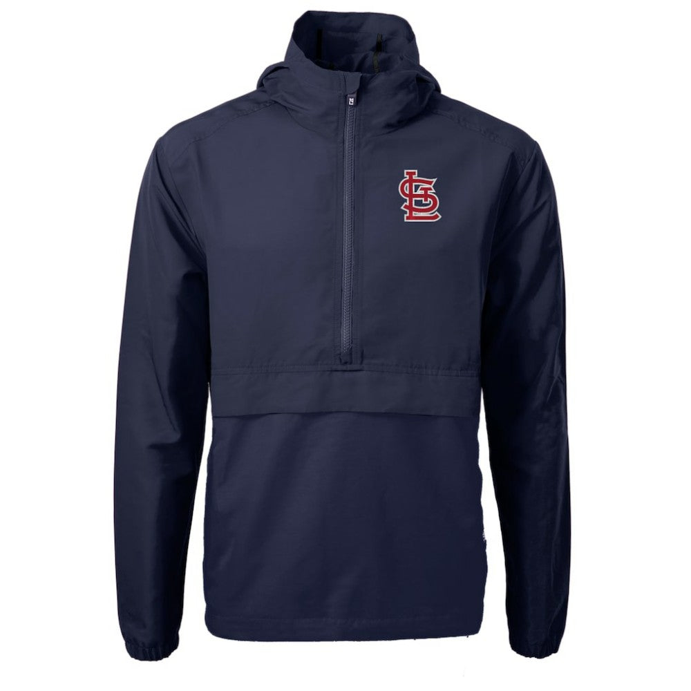 St. Louis Cardinals Cutter & Buck Charter Eco Recycled Half-Zip Anorak Jacket Sale