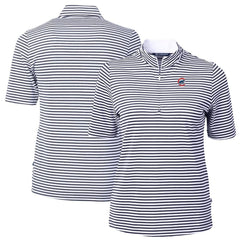 Chicago Cubs Cutter & Buck Women's Virtue Eco Pique Stripe Top Sale