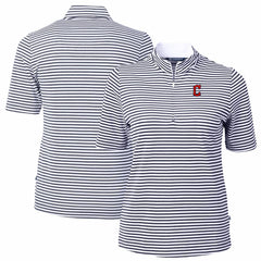 Cleveland Guardians Cutter & Buck Women's Virtue Eco Pique Stripe Top Near Me