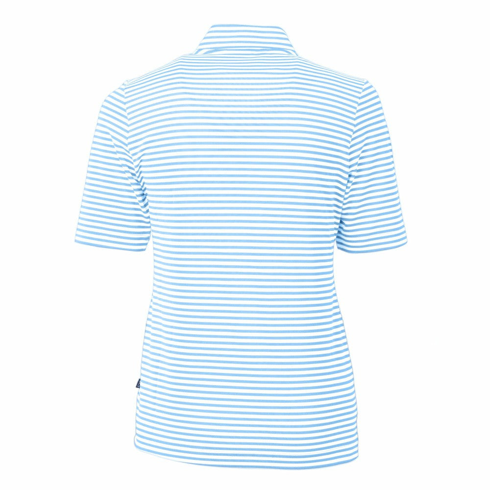 Kansas City Royals Cutter & Buck Women's Virtue Eco Pique Stripe Top Sale