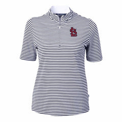 St. Louis Cardinals Cutter & Buck Women's Virtue Eco Pique Stripe Top Online