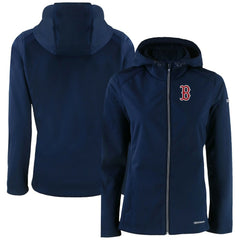 Boston Red Sox Cutter & Buck Women's Evoke Eco Softshell Recycled Full-Zip Jacket Outlet