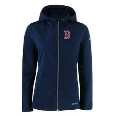 Boston Red Sox Cutter & Buck Women's Evoke Eco Softshell Recycled Full-Zip Jacket Outlet