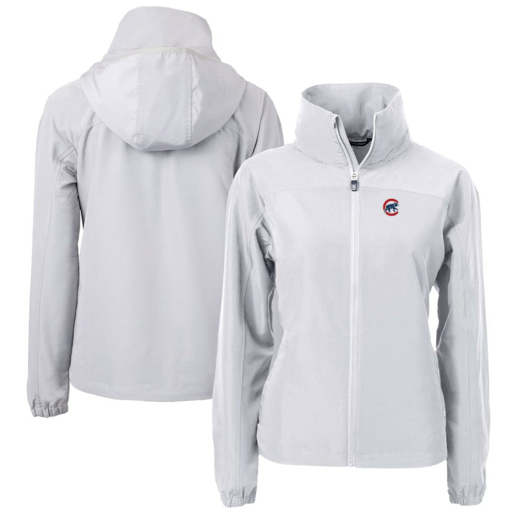 Chicago Cubs Cutter & Buck Women's Charter Eco Recycled Full-Zip Jacket Outlet
