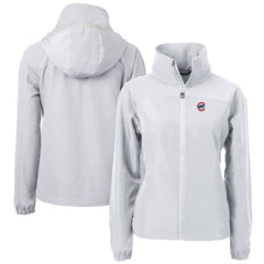 Chicago Cubs Cutter & Buck Women's Charter Eco Recycled Full-Zip Jacket Outlet