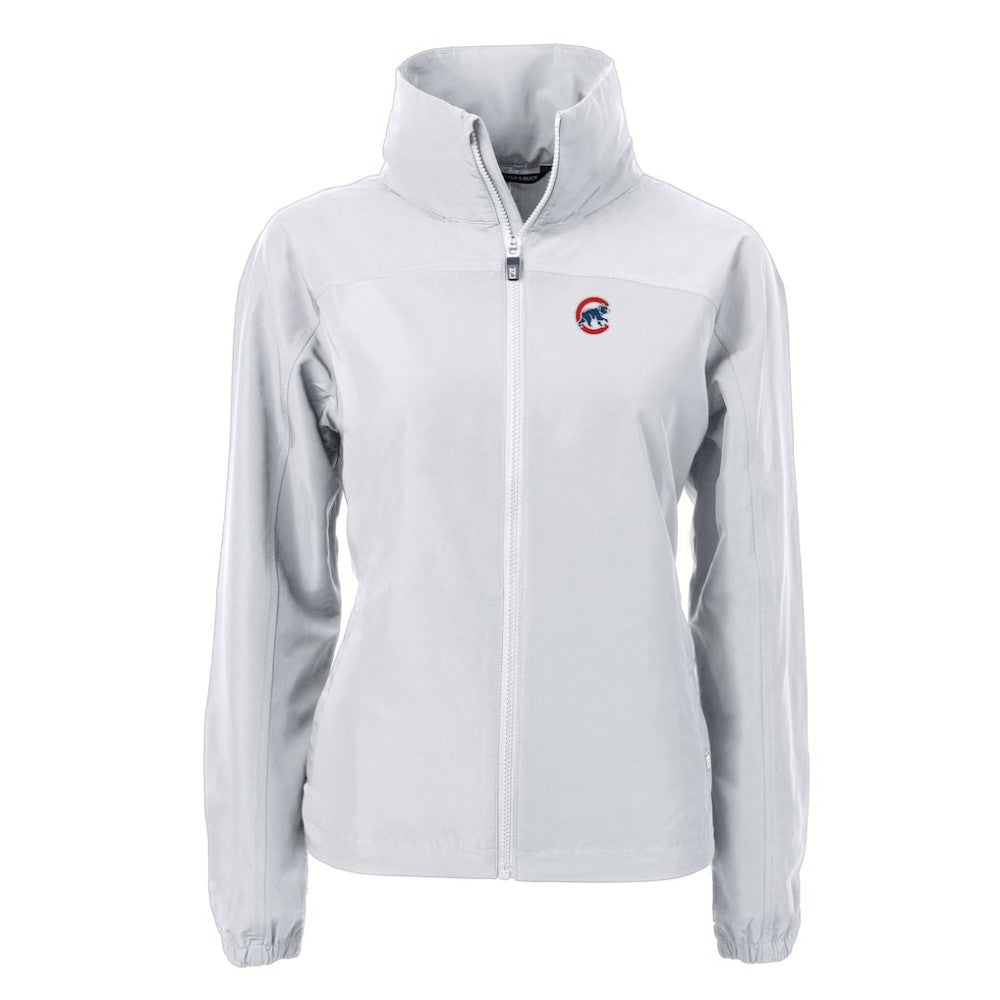 Chicago Cubs Cutter & Buck Women's Charter Eco Recycled Full-Zip Jacket Outlet