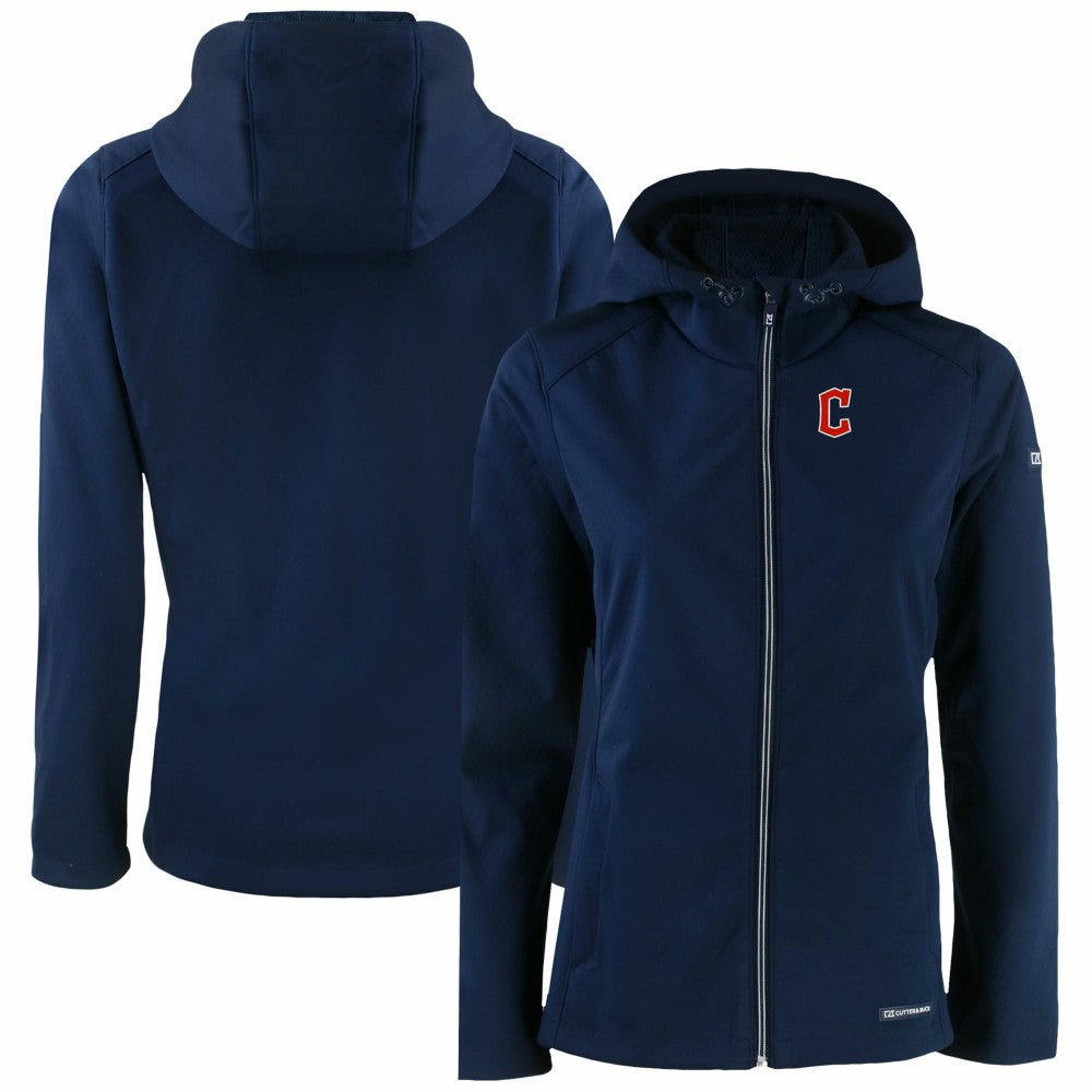 Cleveland Guardians Cutter & Buck Women's Evoke Eco Softshell Recycled Full-Zip Jacket Online
