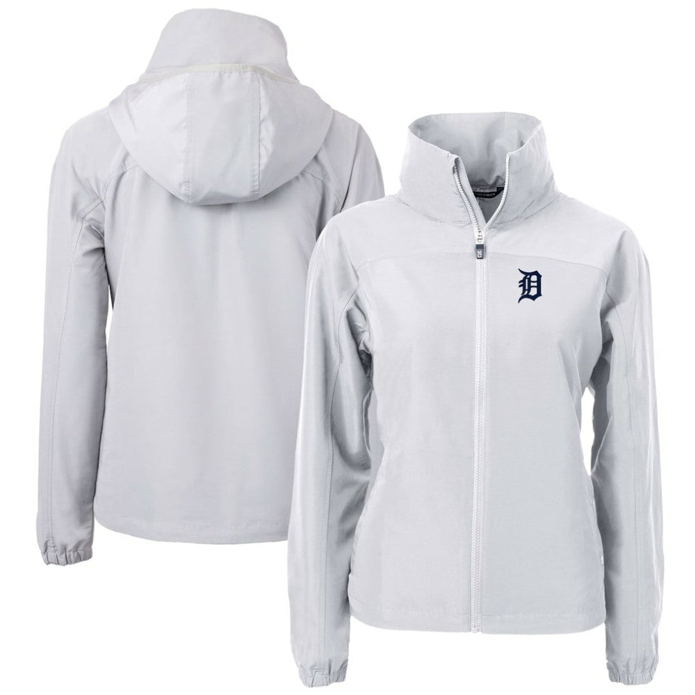 Detroit Tigers Cutter & Buck Women's Charter Eco Recycled Full-Zip Jacket for sale