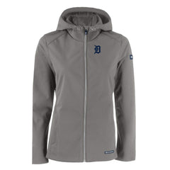 Detroit Tigers Cutter & Buck Women's Evoke Eco Softshell Recycled Full-Zip Jacket for sale