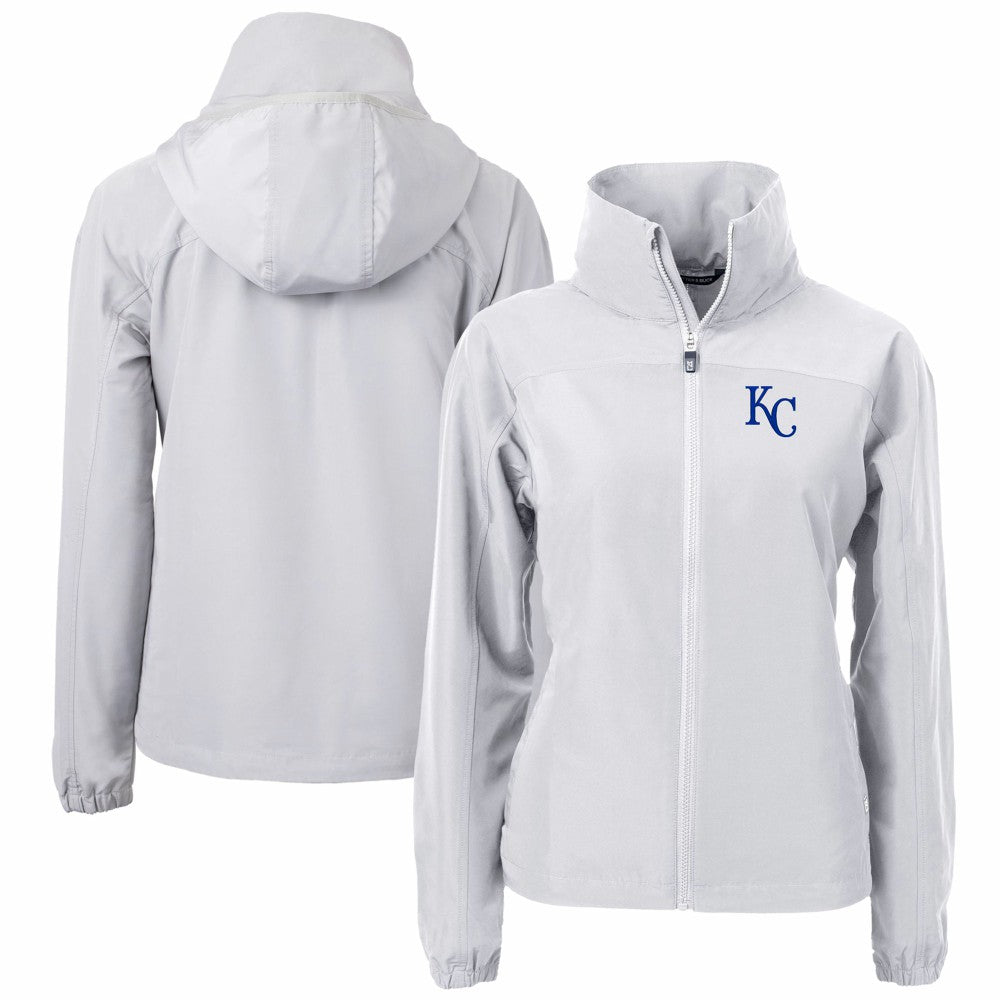 Kansas City Royals Cutter & Buck Women's Charter Eco Recycled Full-Zip Jacket for sale