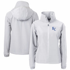Kansas City Royals Cutter & Buck Women's Charter Eco Recycled Full-Zip Jacket for sale