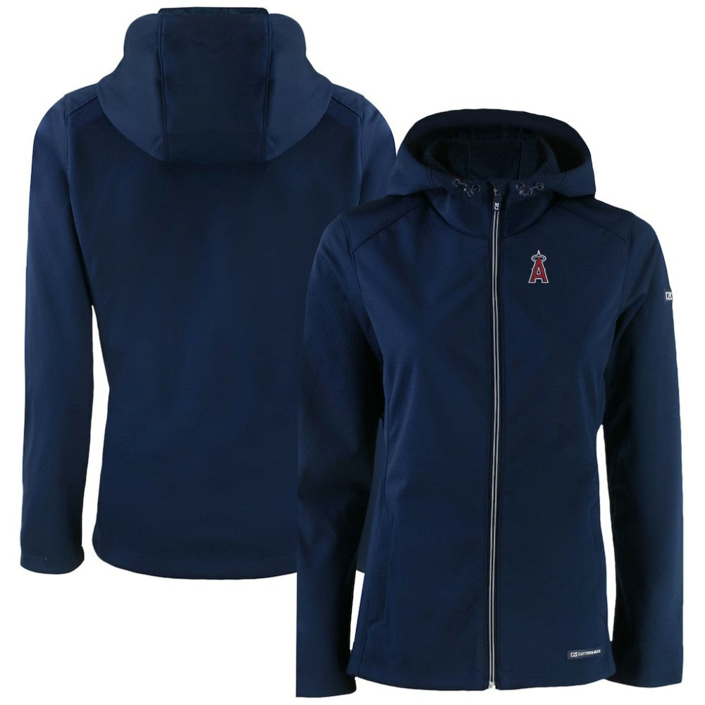Los Angeles Angels Cutter & Buck Women's Evoke Eco Softshell Recycled Full-Zip Jacket Sale