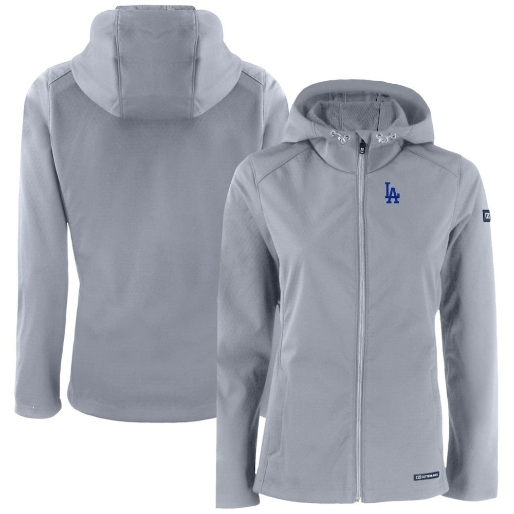 Los Angeles Dodgers Cutter & Buck Women's Evoke Eco Softshell Recycled Full-Zip Jacket Outlet