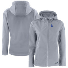 Los Angeles Dodgers Cutter & Buck Women's Evoke Eco Softshell Recycled Full-Zip Jacket Outlet