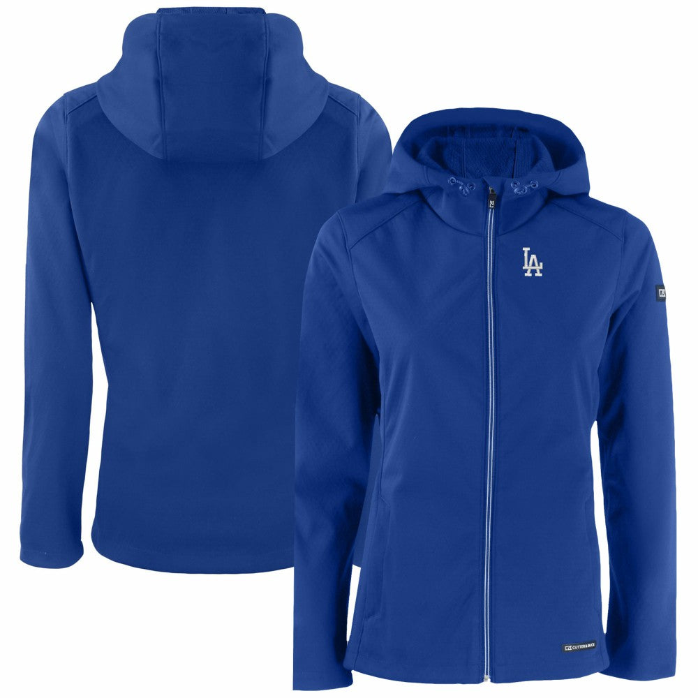 Los Angeles Dodgers Cutter & Buck Women's Evoke Eco Softshell Recycled Full-Zip Jacket Discount