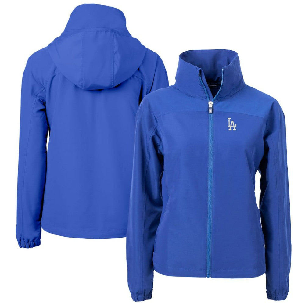 Los Angeles Dodgers Cutter & Buck Women's Charter Eco Recycled Full-Zip Jacket for sale