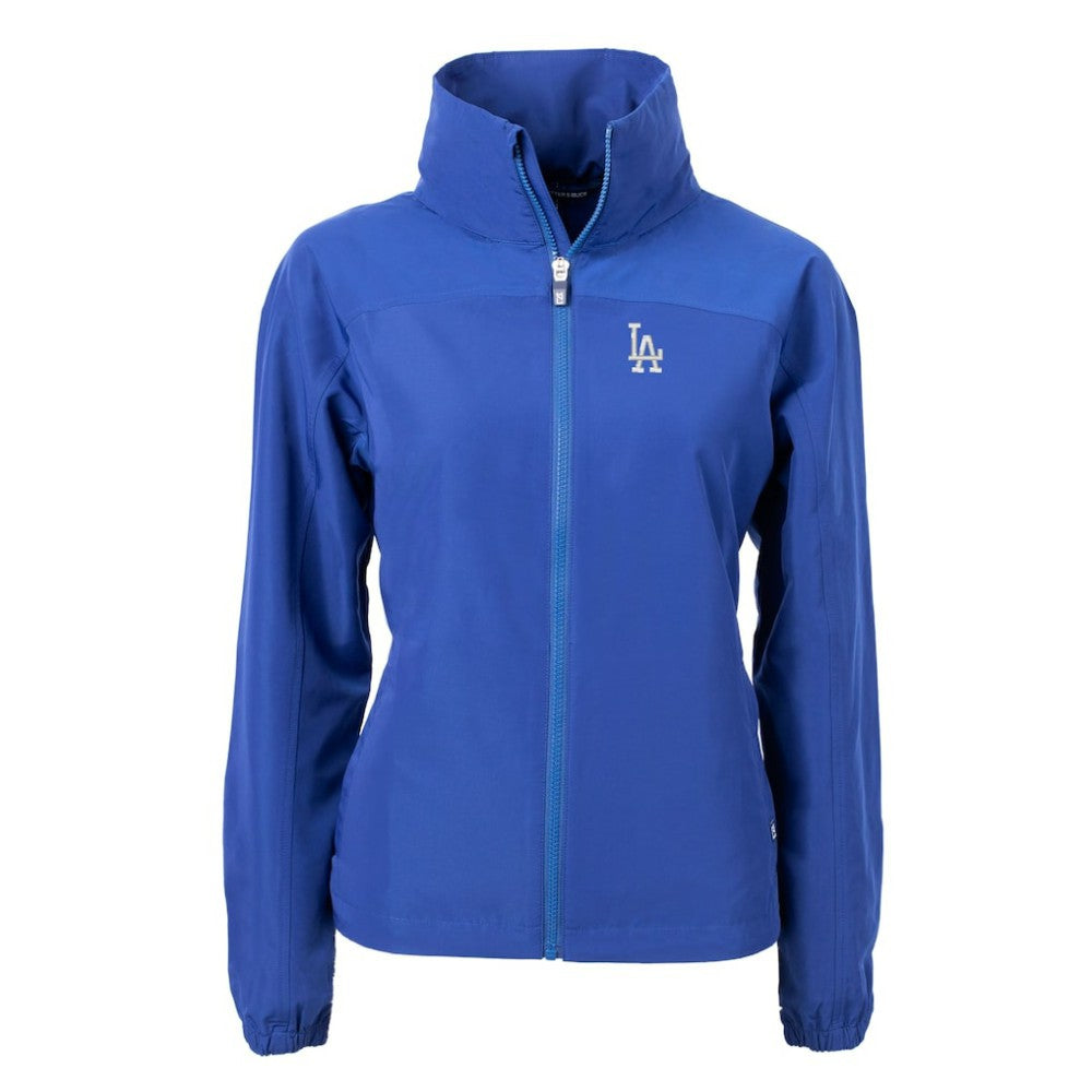Los Angeles Dodgers Cutter & Buck Women's Charter Eco Recycled Full-Zip Jacket for sale