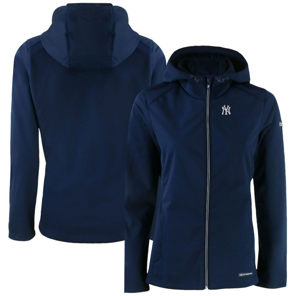 New York Yankees Cutter & Buck Women's Evoke Eco Softshell Recycled Full-Zip Jacket Near Me