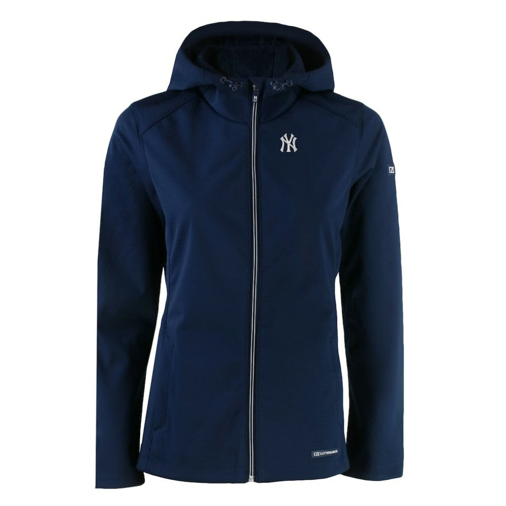 New York Yankees Cutter & Buck Women's Evoke Eco Softshell Recycled Full-Zip Jacket Near Me