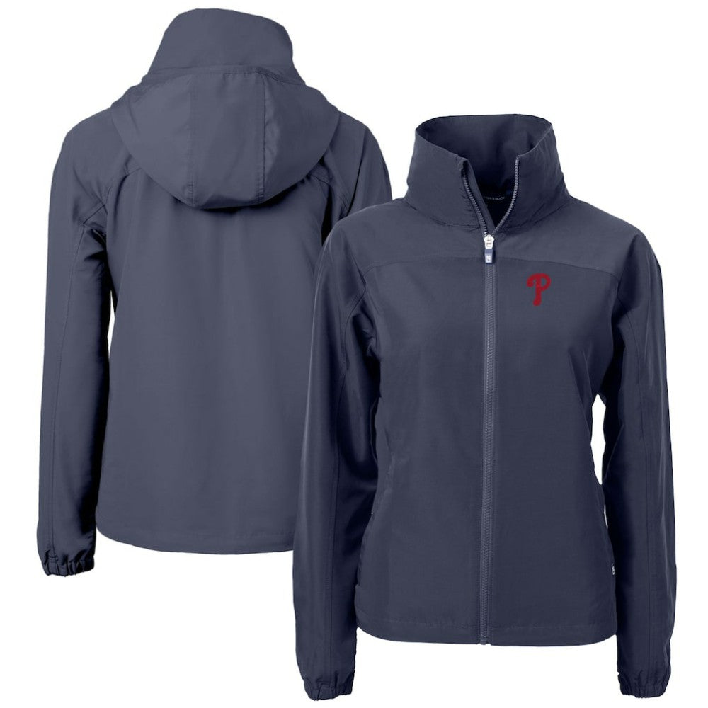 Philadelphia Phillies Cutter & Buck Women's Charter Eco Recycled Full-Zip Jacket Outlet