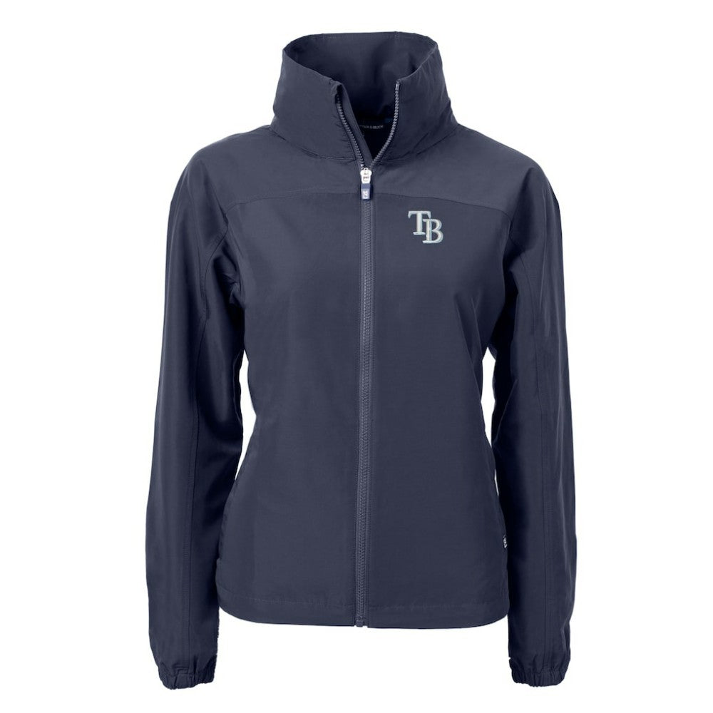 Tampa Bay Rays Cutter & Buck Women's Charter Eco Recycled Full-Zip Jacket for sale