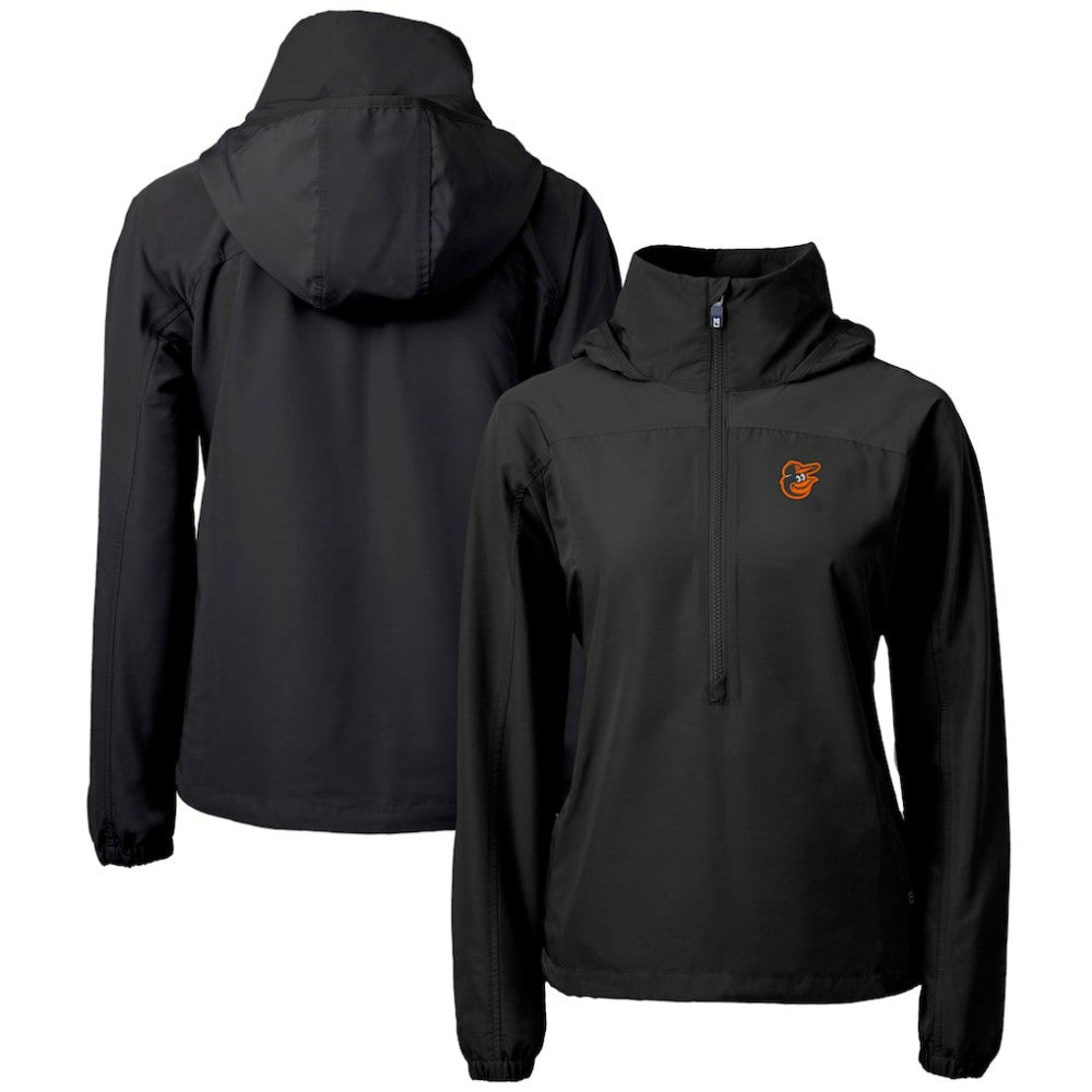 Baltimore Orioles Cutter & Buck Women's Charter Eco Recycled Half-Zip Anorak Jacket Online