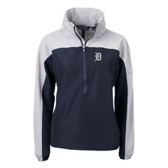 Detroit Tigers Cutter & Buck Women's Charter Eco Recycled Half-Zip Anorak Jacket Outlet