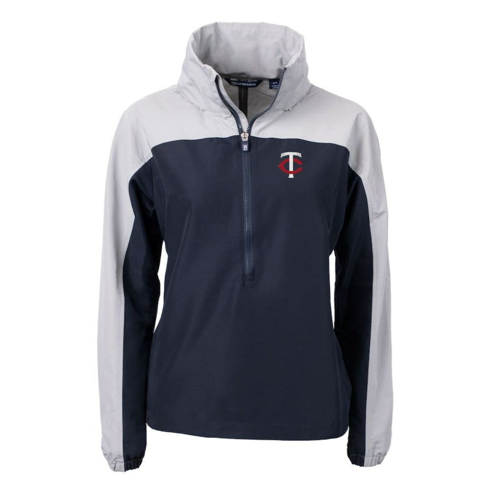 Minnesota Twins Cutter & Buck Women's Charter Eco Recycled Half-Zip Anorak Jacket Online