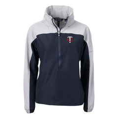 Minnesota Twins Cutter & Buck Women's Charter Eco Recycled Half-Zip Anorak Jacket Online