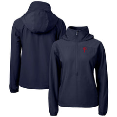 Philadelphia Phillies Cutter & Buck Women's Charter Eco Recycled Half-Zip Anorak Jacket Near Me