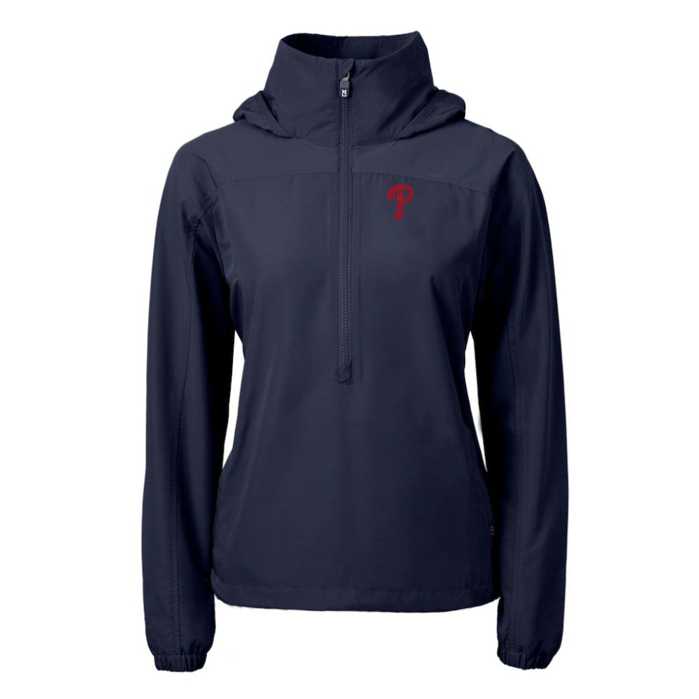 Philadelphia Phillies Cutter & Buck Women's Charter Eco Recycled Half-Zip Anorak Jacket Near Me