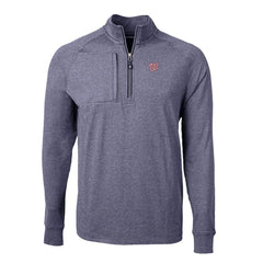Washington Nationals Cutter & Buck Big & Tall Adapt Eco Knit Stretch Recycled Quarter-Zip Pullover Top Discount