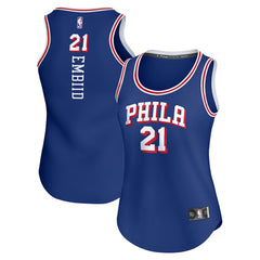 Fanatics Joel Embiid Philadelphia 76ers Women's Fast Break Player Jersey Icon Edition Royal