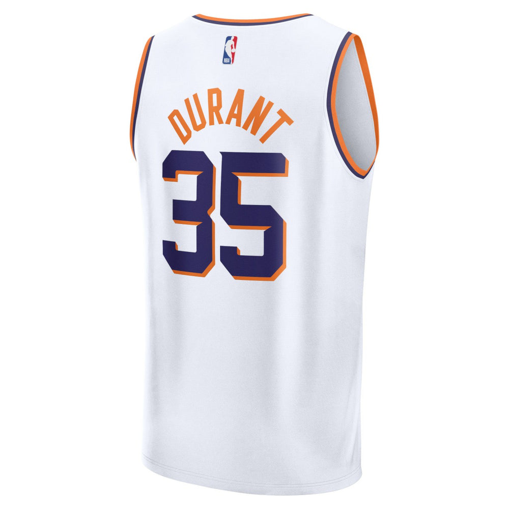 Fanatics Kevin Durant Phoenix Suns Fast Break Replica Jersey Association Edition White