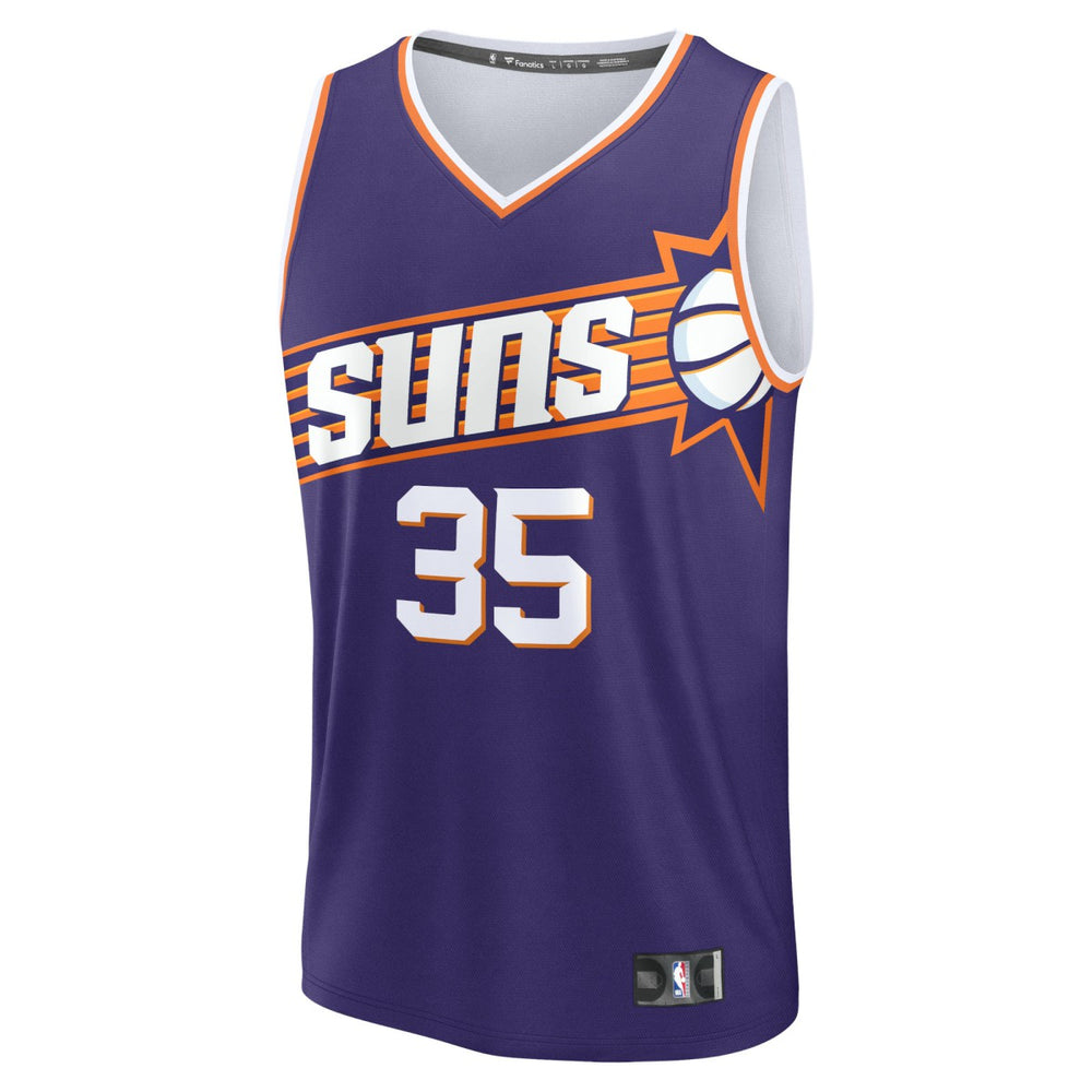 Fanatics Kevin Durant Phoenix Suns Fast Break Replica Jersey Icon Edition Purple