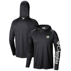 Columbia Boston Celtics Terminal Tackle Long Sleeve Hoodie T-Shirt Black