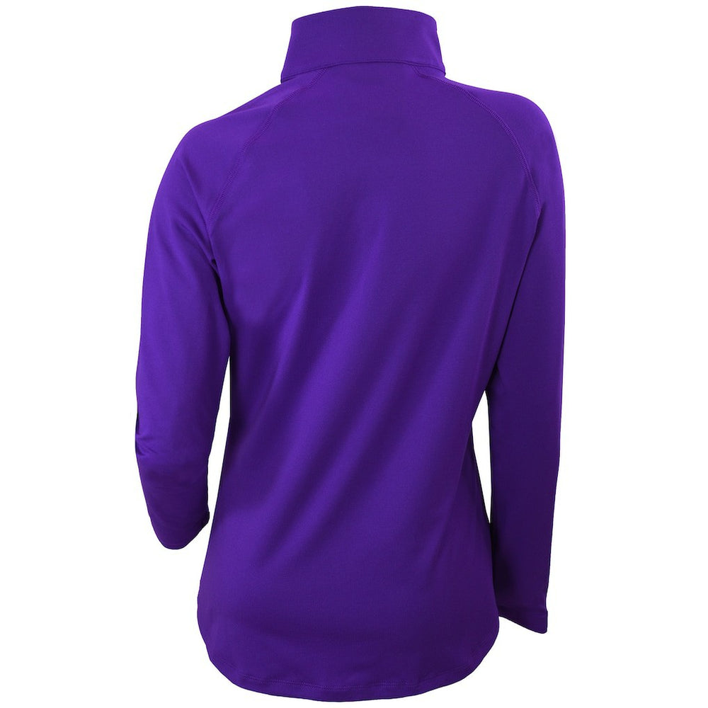Columbia Charlotte Hornets Women's Omni-Wick Outward Nine Quarter-Zip Pullover Top Purple
