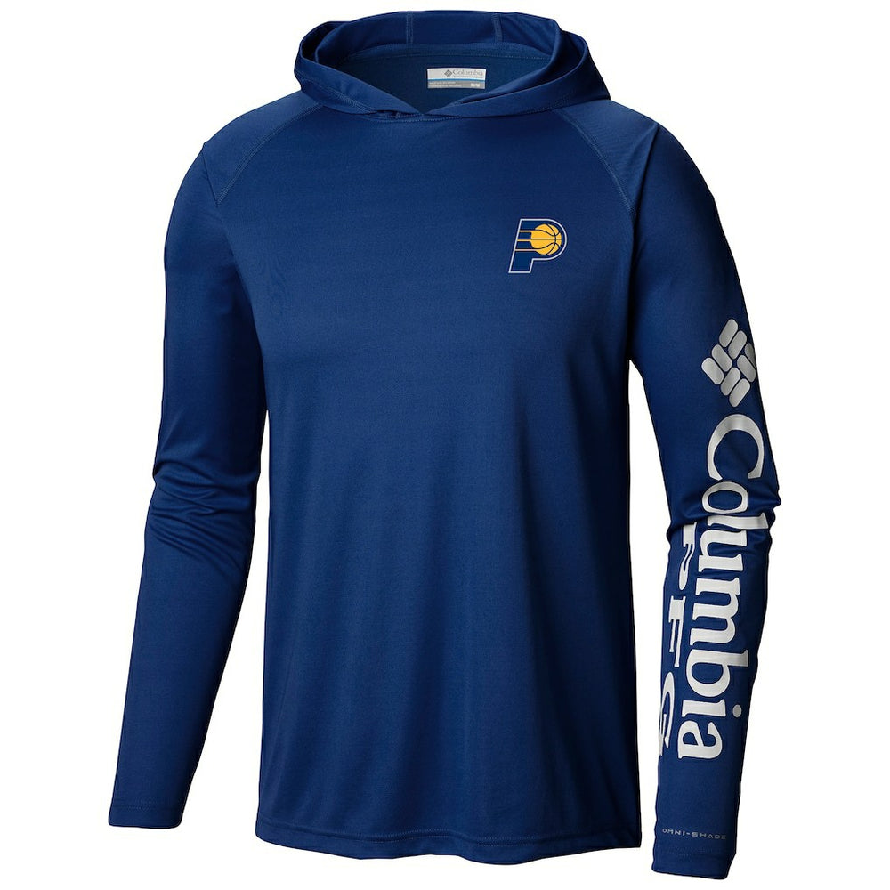 Columbia Indiana Pacers Terminal Tackle Long Sleeve Hoodie T-Shirt Navy
