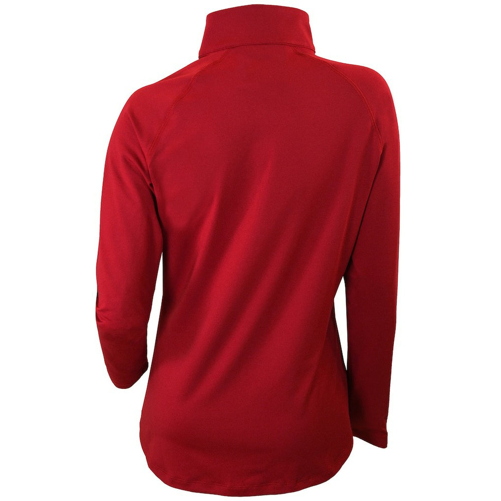 Columbia Houston Rockets Women's Omni-Wick Outward Nine Quarter-Zip Pullover Top Red