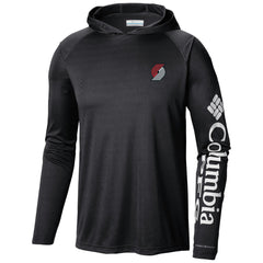 Columbia Portland Trail Blazers Terminal Tackle Long Sleeve Hoodie T-Shirt Black