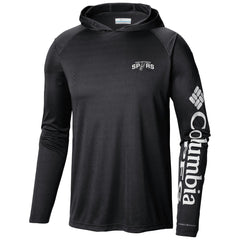 Columbia San Antonio Spurs Terminal Tackle Long Sleeve Hoodie T-Shirt Black