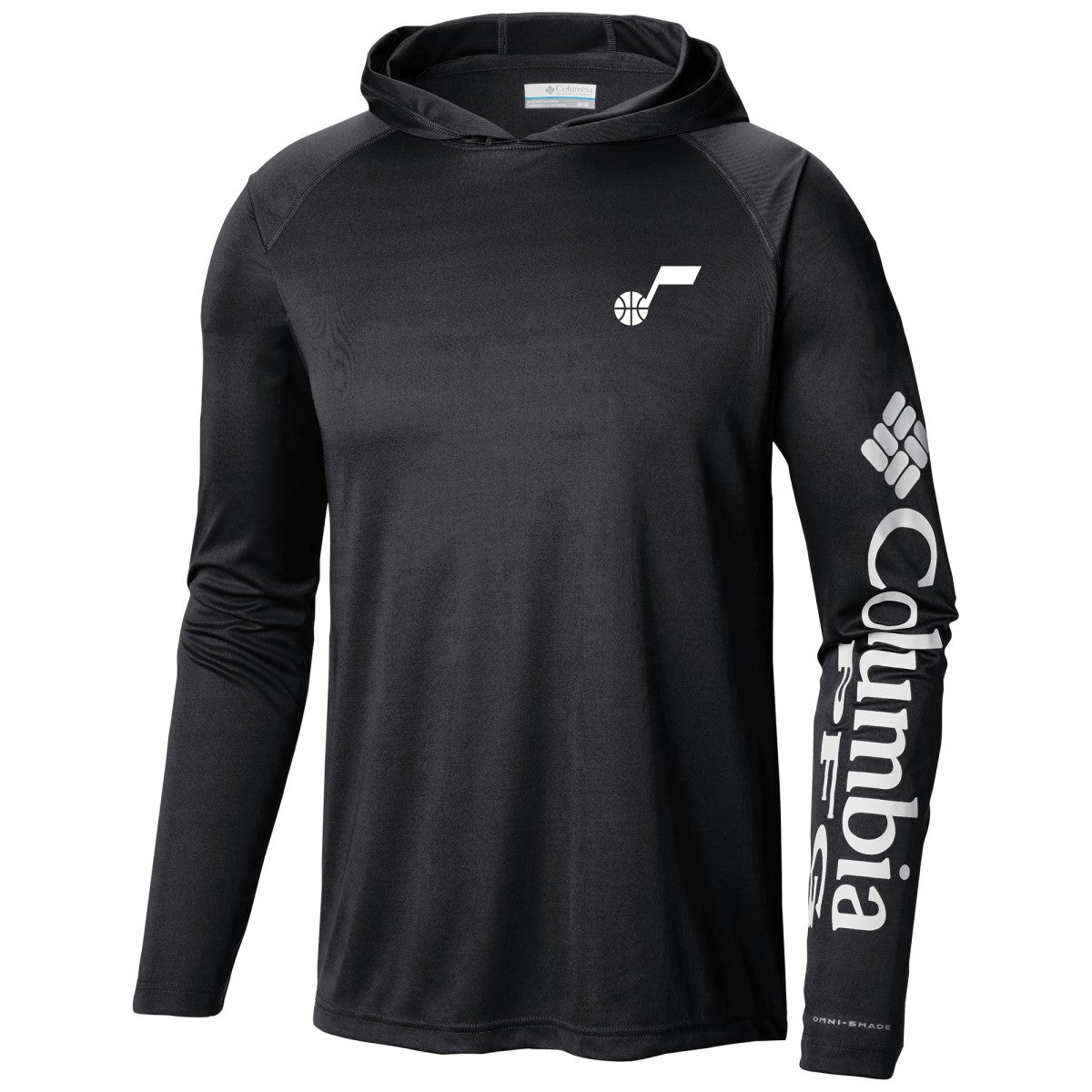 Columbia Utah Jazz Terminal Tackle Long Sleeve Hoodie T-Shirt Black