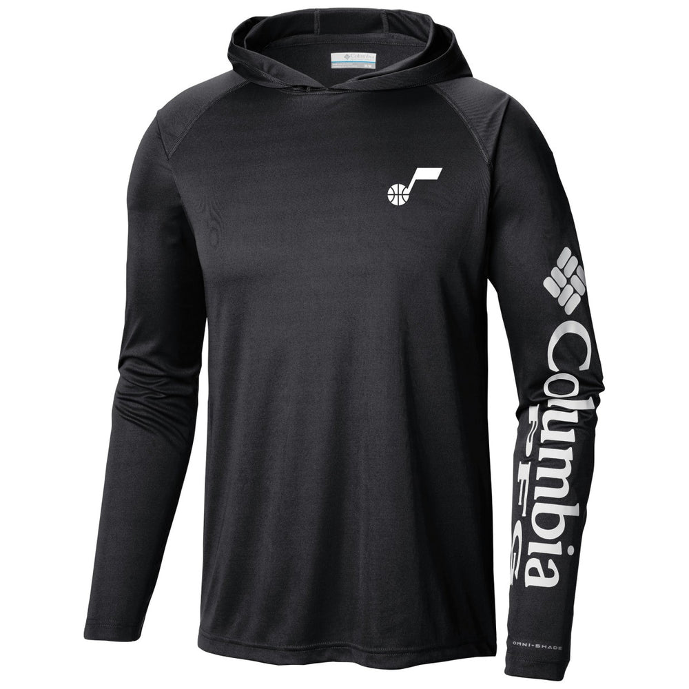 Columbia Utah Jazz Terminal Tackle Long Sleeve Hoodie T-Shirt Black