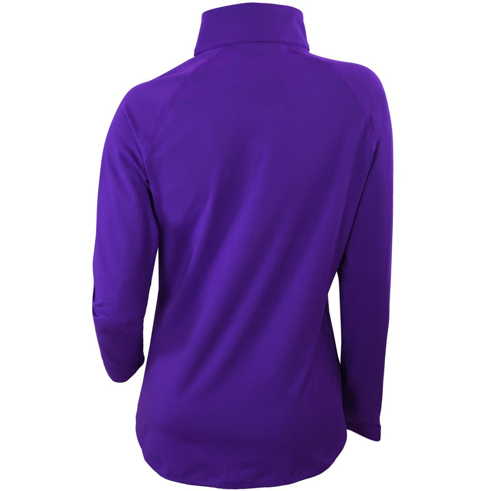 Columbia Sacramento Kings Women's Omni-Wick Outward Nine Quarter-Zip Pullover Top Purple