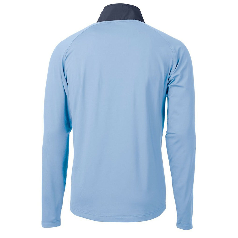 Los Angeles Chargers Cutter & Buck Helmet Adapt Eco Knit Hybrid Recycled Quarter-Zip Pullover Top - Purple - NFL