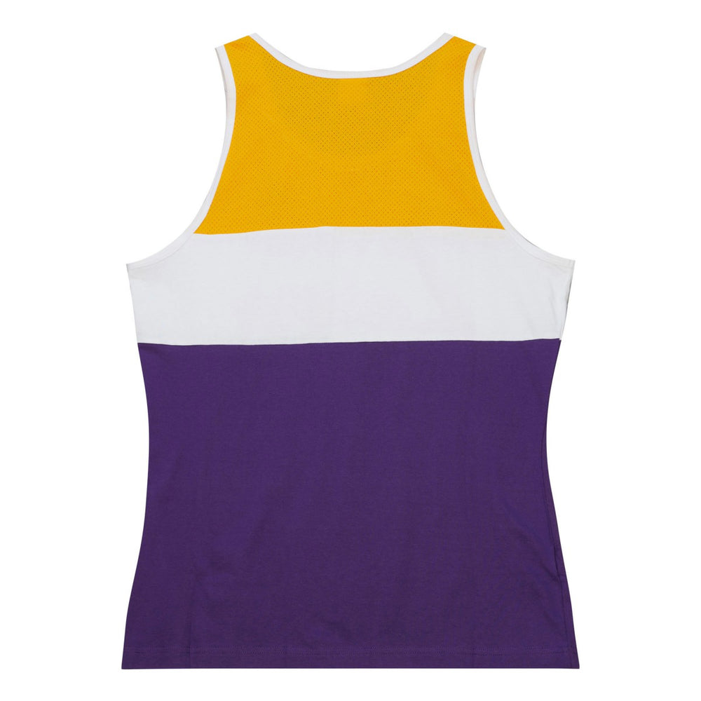 Mitchell & Ness Los Angeles Lakers Special Script Tank Top Purple