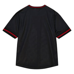 Mitchell & Ness Chicago Bulls Jumbotron 3.0 Mesh V-Neck T-Shirt Red