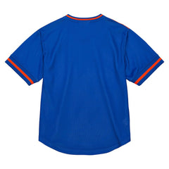 Mitchell & Ness New York Knicks Jumbotron 3.0 Mesh V-Neck T-Shirt Orange