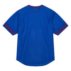 Mitchell & Ness Philadelphia 76ers Jumbotron 3.0 Mesh V-Neck T-Shirt Red